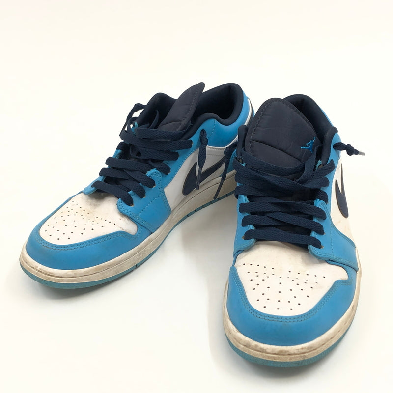 【現状渡し品】【メンズ】 NIKE ナイキ AIR JORDAN 1 LOW "UNIVERSITY BLUE" 553558-144 エアジョーダン1 ロー ユニバーシティ ブルー スニーカー シューズ 靴 160-260722-hn-07-fur サイズ：27.0cm US9 カラー：ブルー/ホワイト/ブラック 万代Net店