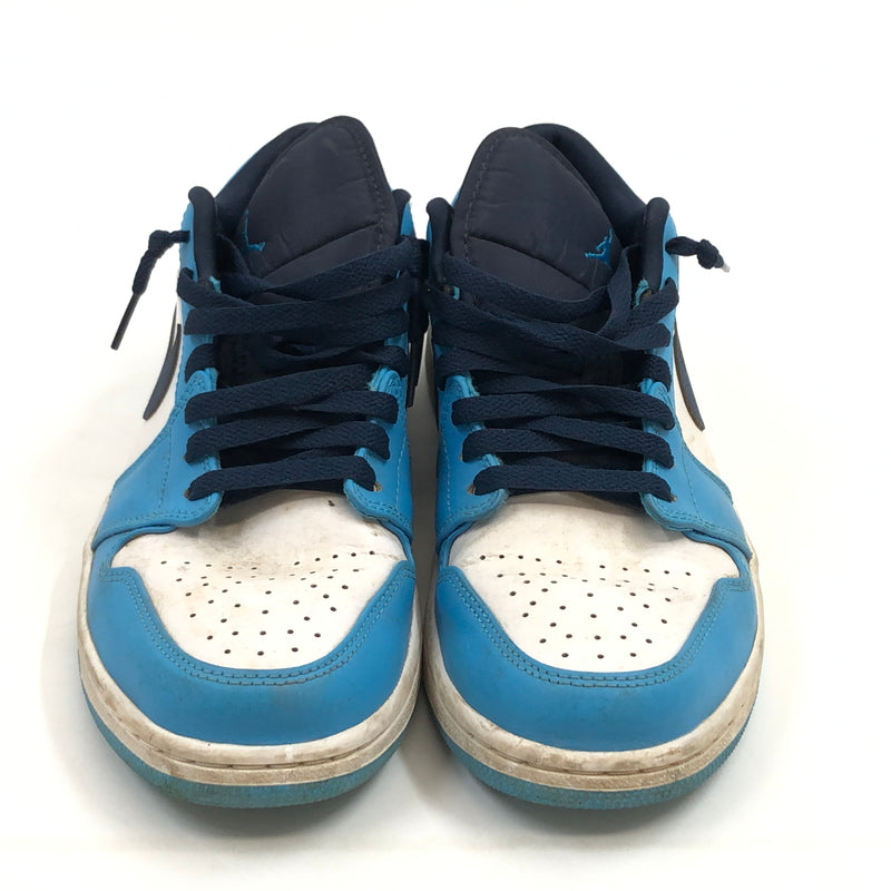 【現状渡し品】【メンズ】 NIKE ナイキ AIR JORDAN 1 LOW "UNIVERSITY BLUE" 553558-144 エアジョーダン1 ロー ユニバーシティ ブルー スニーカー シューズ 靴 160-260722-hn-07-fur サイズ：27.0cm US9 カラー：ブルー/ホワイト/ブラック 万代Net店