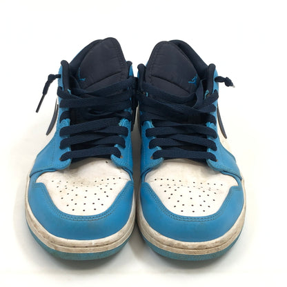 【現状渡し品】【メンズ】 NIKE ナイキ AIR JORDAN 1 LOW "UNIVERSITY BLUE" 553558-144 エアジョーダン1 ロー ユニバーシティ ブルー スニーカー シューズ 靴 160-260722-hn-07-fur サイズ：27.0cm US9 カラー：ブルー/ホワイト/ブラック 万代Net店