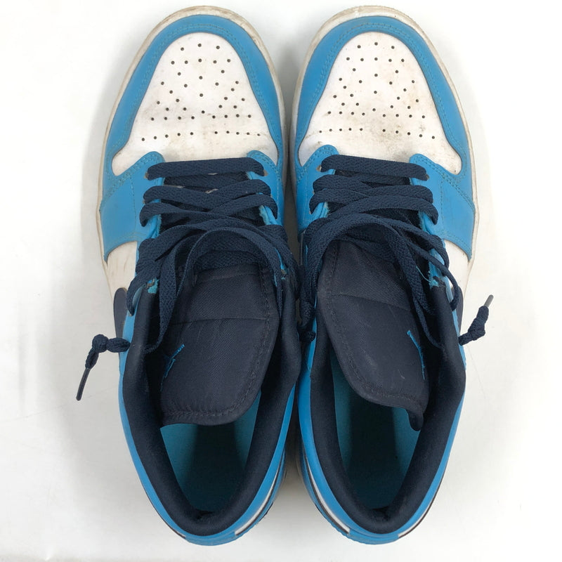【現状渡し品】【メンズ】 NIKE ナイキ AIR JORDAN 1 LOW "UNIVERSITY BLUE" 553558-144 エアジョーダン1 ロー ユニバーシティ ブルー スニーカー シューズ 靴 160-260722-hn-07-fur サイズ：27.0cm US9 カラー：ブルー/ホワイト/ブラック 万代Net店