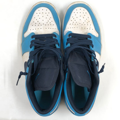 【現状渡し品】【メンズ】 NIKE ナイキ AIR JORDAN 1 LOW "UNIVERSITY BLUE" 553558-144 エアジョーダン1 ロー ユニバーシティ ブルー スニーカー シューズ 靴 160-260722-hn-07-fur サイズ：27.0cm US9 カラー：ブルー/ホワイト/ブラック 万代Net店