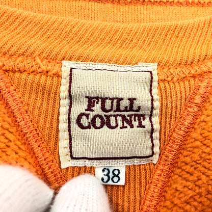 【中古品】【メンズ】 FULLCOUNT フルカウント "FIND FUCT FULLCOUNT" SWEATSHIRT 両Vガセット スウェットシャツ トレーナー 長袖 トップス 145-261015-hn-02-fur サイズ：38 カラー：オレンジ 万代Net店