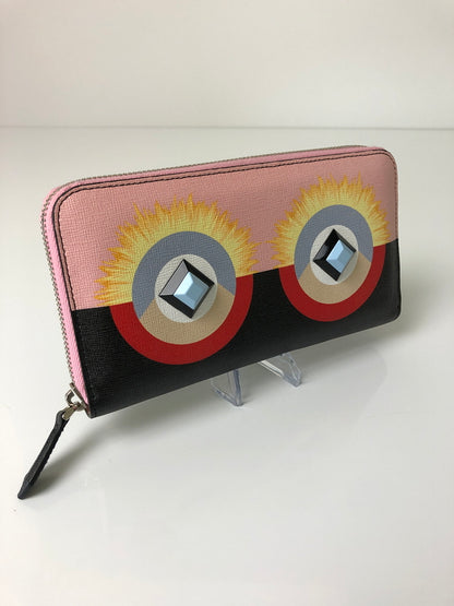 【中古品】【レディース】 FENDI フェンディ バッグ バグズ モンスター ラウンドファスナーウォレット 8M0299 長財布 181-260607-SH-17-hon カラー：マルチカラー 万代Net店