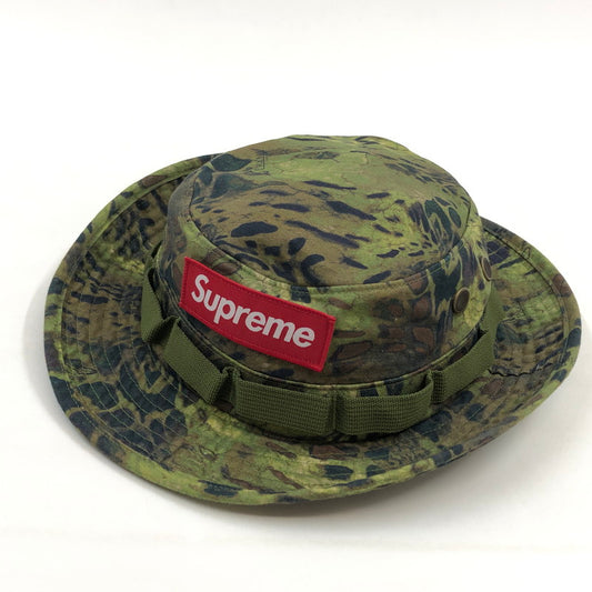 【中古品】【メンズ/レディース】 SUPREME シュプリーム 22SS MILITARY BOONIE "OLIVE PRYM1 CAMO" ミリタリー ボニー オリーブ プリム カモ ハット 帽子 149-260504-hn-05-fur サイズ：M/L カラー：グリーン系/カモフラージュ 万代Net店
