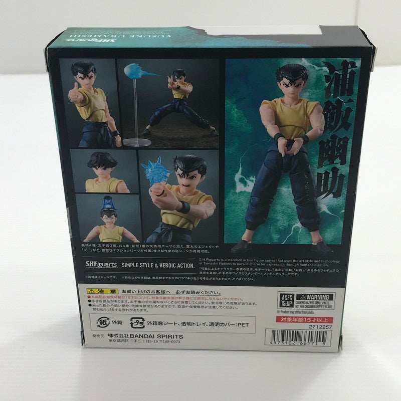 【中古美品】 S.H.Figuart 幽遊白書 浦飯幽助 051-260428-ti-14-tag 万代Net店