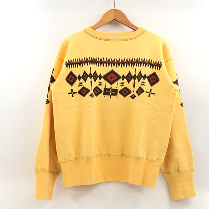 【中古品】【メンズ】 JOE MCCOY'S&CO ジョーマッコイ BALLPARK SWEATSHIRT ボールパーク スウェットシャツ トレーナー 長袖 トップス 145-261015-hn-03-fur サイズ：36 カラー：イエロー 万代Net店