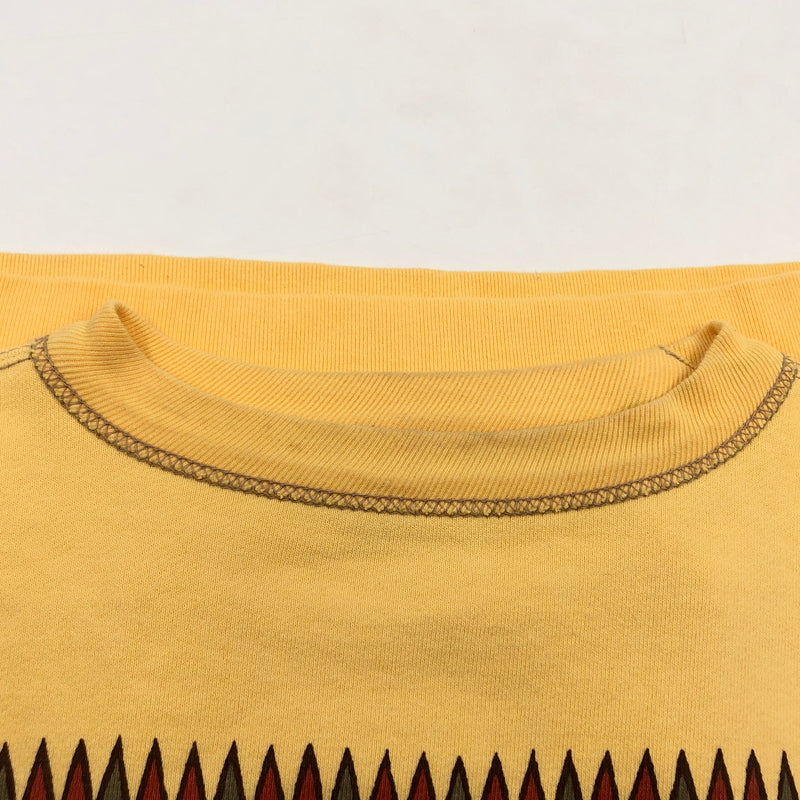 【中古品】【メンズ】 JOE MCCOY'S&CO ジョーマッコイ BALLPARK SWEATSHIRT ボールパーク スウェットシャツ トレーナー 長袖 トップス 145-261015-hn-03-fur サイズ：36 カラー：イエロー 万代Net店