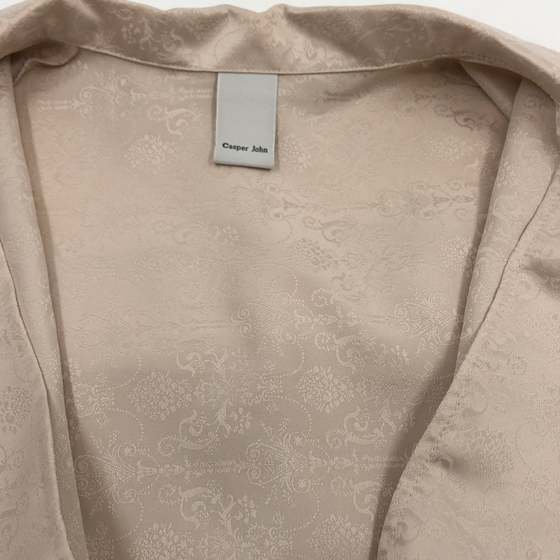 【中古品】【メンズ】 CASPER JOHN キャスパージョン S/S SHIRT CJACI012002 総柄 半袖シャツ カジュアルシャツ トップス 147-260722-hn-08-fur サイズ：M カラー：ベージュ系 万代Net店