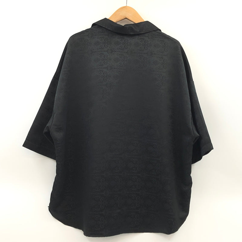 【中古品】【メンズ】 CASPER JOHN キャスパージョン S/S SHIRT CJACI012002 総柄 半袖シャツ カジュアルシャツ トップス 147-260722-hn-09-fur サイズ：M カラー：ブラック 万代Net店