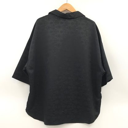 【中古品】【メンズ】 CASPER JOHN キャスパージョン S/S SHIRT CJACI012002 総柄 半袖シャツ カジュアルシャツ トップス 147-260722-hn-09-fur サイズ：M カラー：ブラック 万代Net店