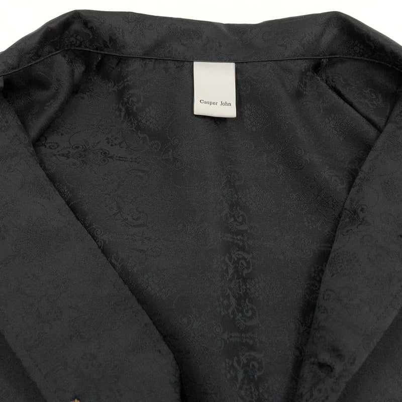 【中古品】【メンズ】 CASPER JOHN キャスパージョン S/S SHIRT CJACI012002 総柄 半袖シャツ カジュアルシャツ トップス 147-260722-hn-09-fur サイズ：M カラー：ブラック 万代Net店