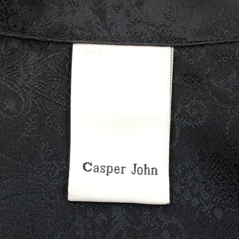 【中古品】【メンズ】 CASPER JOHN キャスパージョン S/S SHIRT CJACI012002 総柄 半袖シャツ カジュアルシャツ トップス 147-260722-hn-09-fur サイズ：M カラー：ブラック 万代Net店