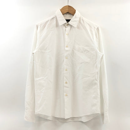 【中古品】【メンズ】 NANO UNIVERSE ナノユニバース FRENCH LINEN L/S SHIRT フレンチリネン 長袖シャツ カジュアルシャツ トップス 147-260722-hn-10-fur サイズ：S カラー：ホワイト 万代Net店