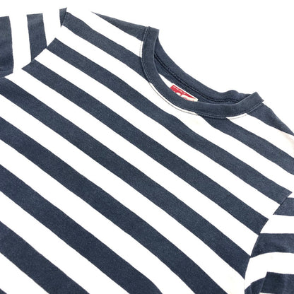 【現状渡し品】【メンズ】 The REAL McCOY'S ザリアルマッコイズ S/S Tee ショートスリーブ Tシャツ 半袖 トップス 145-250525-hn-03-fur サイズ：38 カラー：ネイビー/ホワイト 万代Net店