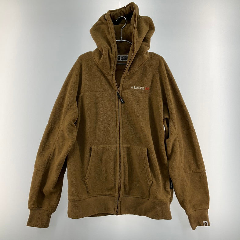 【中古品】【メンズ】 A BATHING APE アベイシングエイプ フリースジャケット 147-260501-SS-05-iwa サイズ：XL カラー：ブラウン 万代Net店