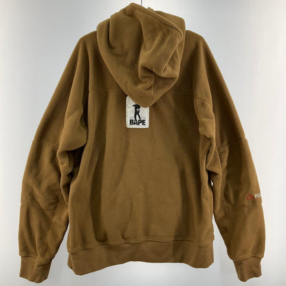【中古品】【メンズ】 A BATHING APE アベイシングエイプ フリースジャケット 147-260501-SS-05-iwa サイズ：XL カラー：ブラウン 万代Net店