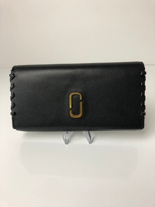 【中古品】【レディース】 MARC JACOBS マークジェイコブス DOUBLE J ダブルJ レザーロングウォレット 長財布 200-260607-SH-19-hon カラー：ブラック 万代Net店
