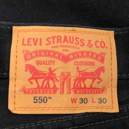 【中古品】【メンズ】 LEVI'S リーバイス 550 RELAXED FIT DENIM PANT 00550-0260 リラックスフィット デニムパンツ ボトムス 156-261015-hn-06-fur サイズ：30×30 カラー：ブラック 万代Net店