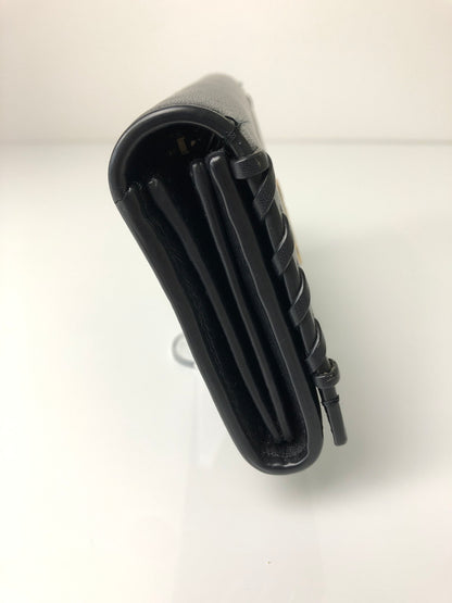 【中古品】【レディース】 MARC JACOBS マークジェイコブス DOUBLE J ダブルJ レザーロングウォレット 長財布 200-260607-SH-19-hon カラー：ブラック 万代Net店