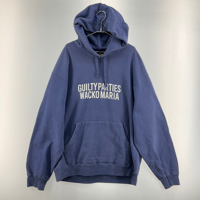 【中古品】【メンズ】 WACKO MARIA ワコマリア GUILTY PARTIES HOODIE 147-260501-SS-06-iwa サイズ：XL カラー：ブルー 万代Net店