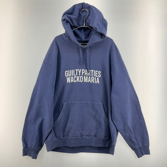 【中古品】【メンズ】 WACKO MARIA ワコマリア GUILTY PARTIES HOODIE 147-260501-SS-06-iwa サイズ：XL カラー：ブルー 万代Net店