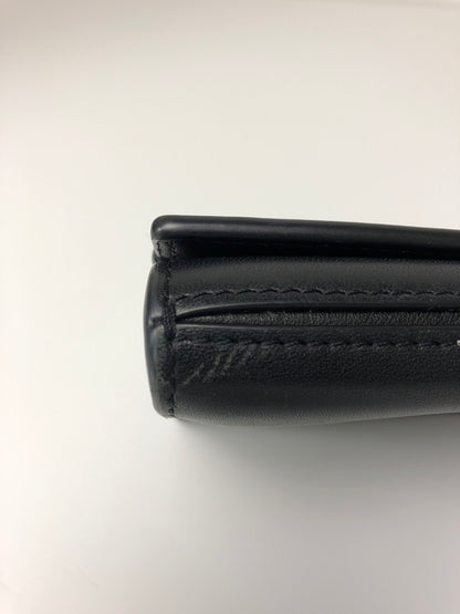 【中古品】【レディース】 MARC JACOBS マークジェイコブス DOUBLE J ダブルJ レザーロングウォレット 長財布 200-260607-SH-19-hon カラー：ブラック 万代Net店