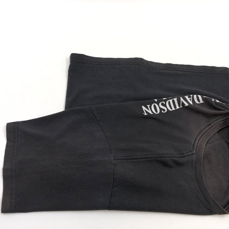【現状渡し品】【メンズ】 HARLEY DAVIDSON ハーレーダビッドソン c2015 ”AMERICAN LEEND” TEE 半袖Tシャツ トップス 146-260504-hn-08-fur サイズ：XXL カラー：ブラック 万代Net店