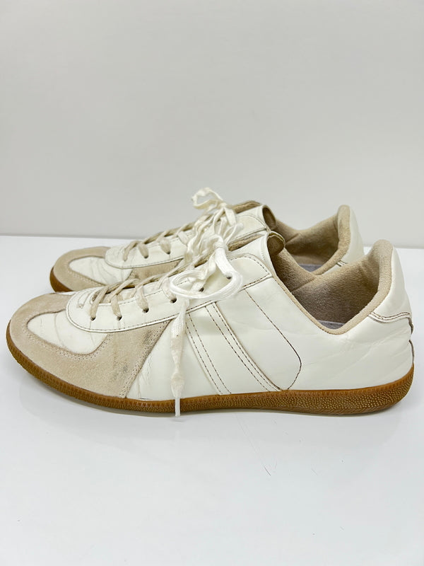【中古品】【メンズ】 BW SPORT ビーダブルスポーツ GERMAN MILITARY TRAINER 699 ジャーマントレーナー スニーカー 靴 シューズ 162-260822-SH-04-hon サイズ：28cm カラー：ホワイト 万代Net店