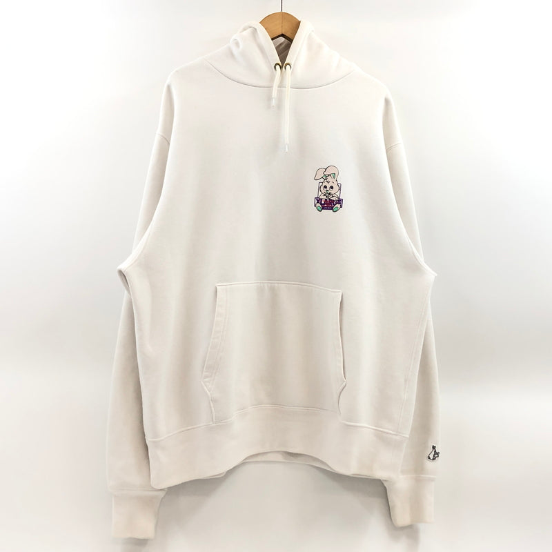 【中古品】【メンズ】 FR2 エフアールツー × XLARGE エクストララージ SMOKING RABBIT PRINT HOODIE スモーキングラビット プリントフーディー パーカー スウェット トップス 142-261015-hn-07-fur サイズ：XL カラー：ホワイト 万代Net店