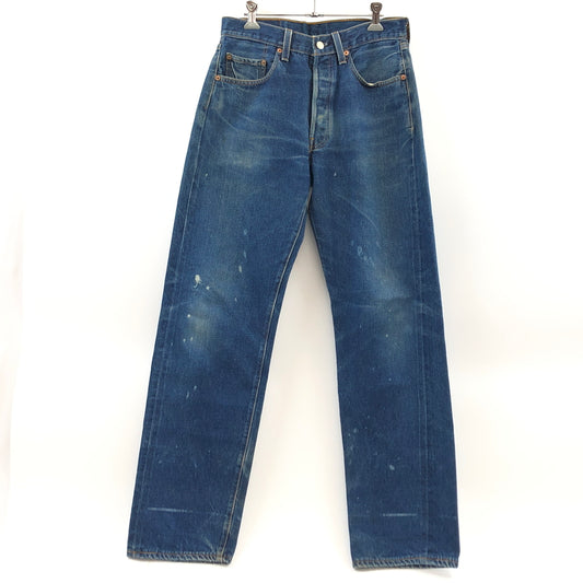 【現状渡し品】【メンズ】 LEVI'S リーバイス 90S 501 DENIM PANTS 0595-73043 BIG-E 刻印555 95年製 赤耳 復刻 110周年モデル デニムパンツ ボトムス 157-260722-hn-13-fur サイズ：32×36 カラー：インディゴ 万代Net店