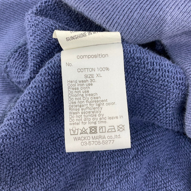 【中古品】【メンズ】 WACKO MARIA ワコマリア GUILTY PARTIES HOODIE 147-260501-SS-06-iwa サイズ：XL カラー：ブルー 万代Net店