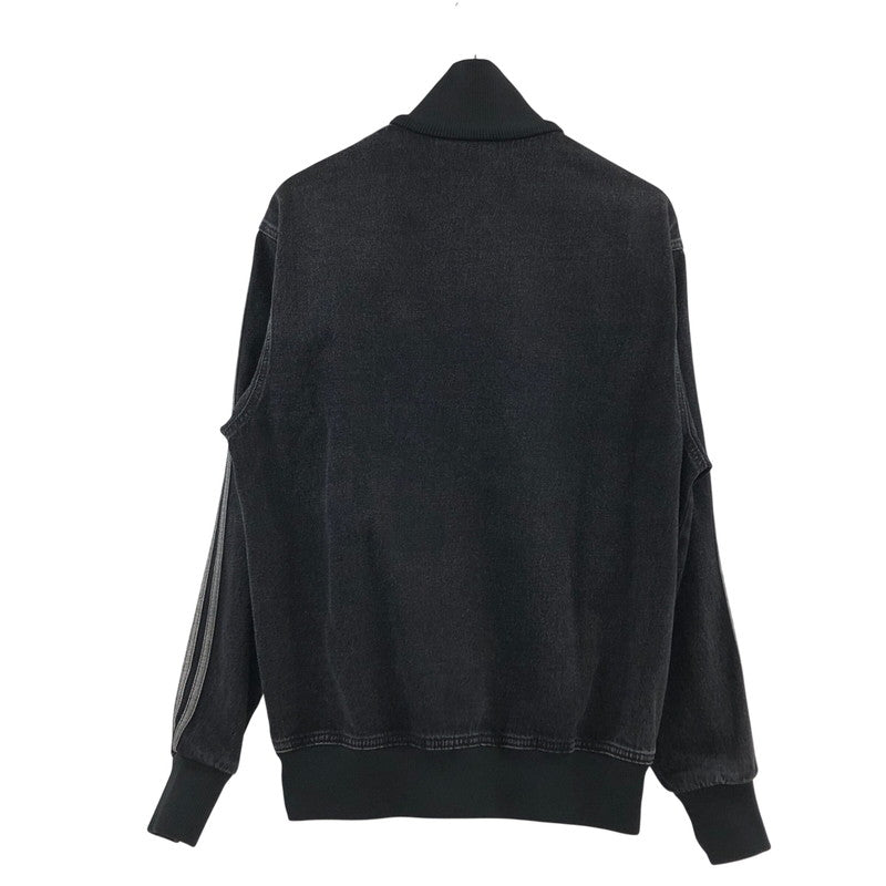 【中古品】【メンズ/レディース】 ADIDAS アディダス ADICOLOR DENIM FIREBIRD TRACK TOP JC6717 アディカラー デニム ファイヤーバード トラックトップ ジャケット 148-260504-hn-09-fur サイズ：M カラー：ブラック/ホワイト 万代Net店