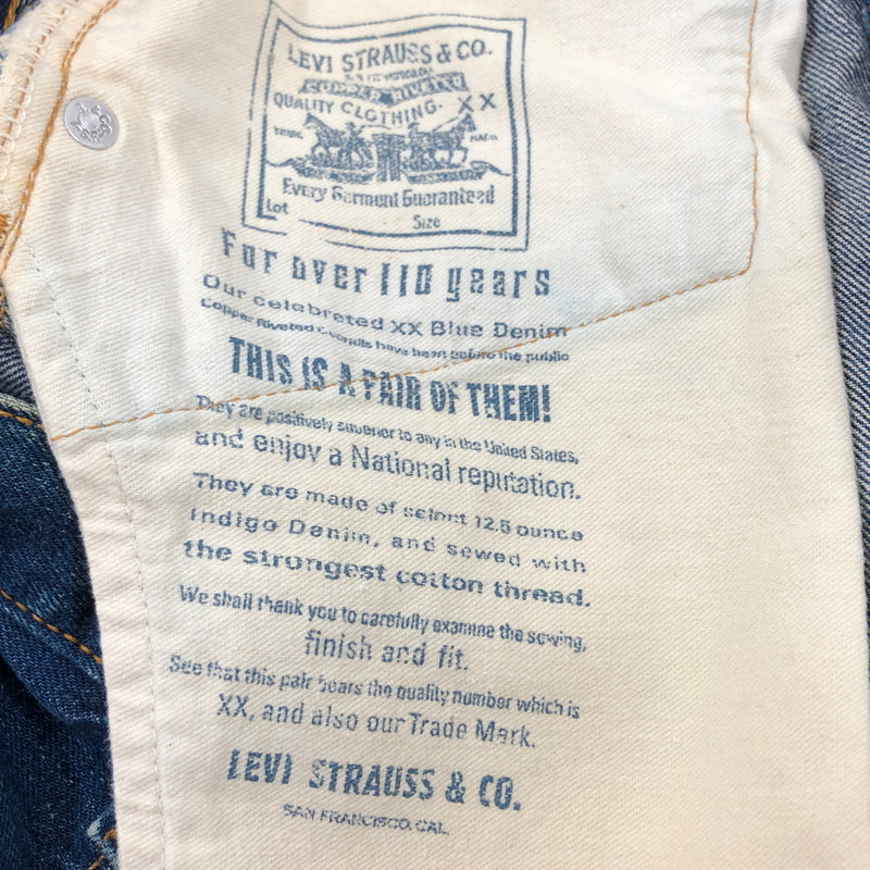 【現状渡し品】【メンズ】 LEVI'S リーバイス 90S 501 DENIM PANTS 0595-73043 BIG-E 刻印555 95年製 赤耳 復刻 110周年モデル デニムパンツ ボトムス 157-260722-hn-13-fur サイズ：32×36 カラー：インディゴ 万代Net店