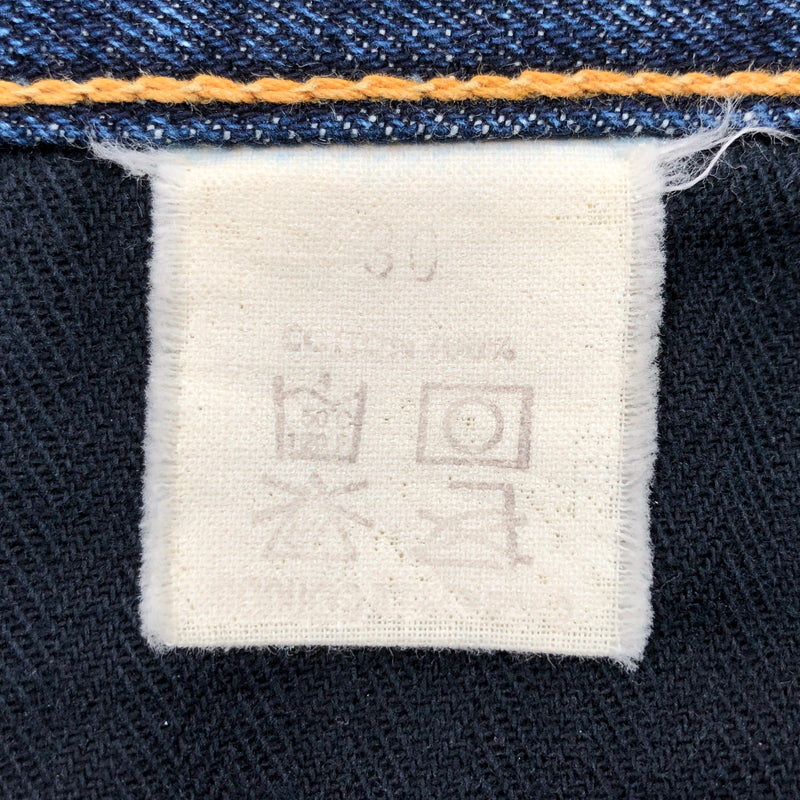 【中古品】【メンズ】 SKULL JEANS スカルジーンズ DENIM PANTS デニムパンツ ボトムス 156-261015-hn-08-fur サイズ：30×34 カラー：インディゴ 万代Net店