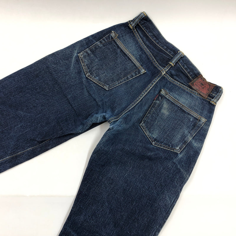 【中古品】【メンズ】 SKULL JEANS スカルジーンズ DENIM PANTS デニムパンツ ボトムス 156-261015-hn-08-fur サイズ：30×34 カラー：インディゴ 万代Net店