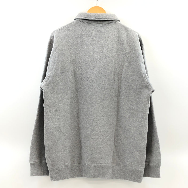 【中古品】【メンズ】 BEAMS PLUS ビームスプラス SWEAT HALF ZIP 38-13-0110156 スウェット トレーナー ハーフジップ トップス 147-260722-hn-14-fur サイズ：XL カラー：グレー 万代Net店