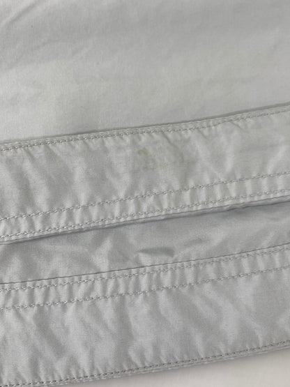 【中古品】【メンズ】 JORDAN BRAND HALF-ZIP NYLON VEST S8-RNS ジョーダンブランド ハーフジップ ナイロンベスト トップス 146-240718-yn-05-min サイズ：M カラー：グレー/ブラック 万代Net店