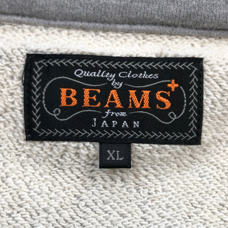 【中古品】【メンズ】 BEAMS PLUS ビームスプラス SWEAT HALF ZIP 38-13-0110156 スウェット トレーナー ハーフジップ トップス 147-260722-hn-14-fur サイズ：XL カラー：グレー 万代Net店