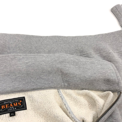 【中古品】【メンズ】 BEAMS PLUS ビームスプラス SWEAT HALF ZIP 38-13-0110156 スウェット トレーナー ハーフジップ トップス 147-260722-hn-14-fur サイズ：XL カラー：グレー 万代Net店
