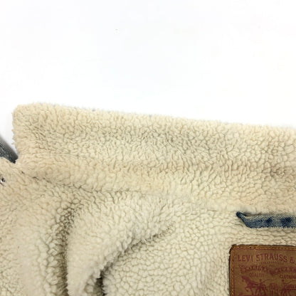 【現状渡し品】【メンズ】 LEVI'S リーバイス BOA LINER DENIM JACKET ボアライナー デニムジャケット Gジャン アウター 146-261015-hn-09-fur サイズ：S カラー：ブルー 万代Net店