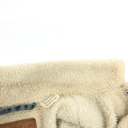 【現状渡し品】【メンズ】 LEVI'S リーバイス BOA LINER DENIM JACKET ボアライナー デニムジャケット Gジャン アウター 146-261015-hn-09-fur サイズ：S カラー：ブルー 万代Net店