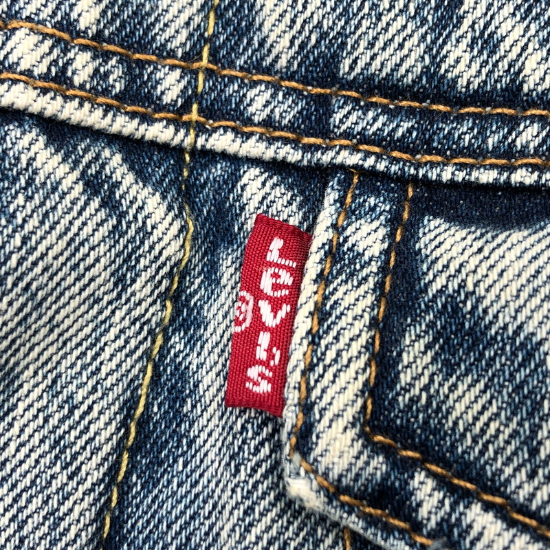 【現状渡し品】【メンズ】 LEVI'S リーバイス BOA LINER DENIM JACKET ボアライナー デニムジャケット Gジャン アウター 146-261015-hn-09-fur サイズ：S カラー：ブルー 万代Net店