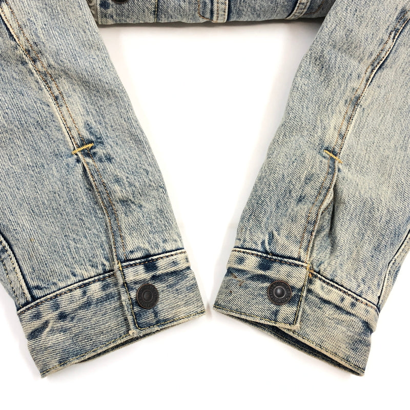 【現状渡し品】【メンズ】 LEVI'S リーバイス BOA LINER DENIM JACKET ボアライナー デニムジャケット Gジャン アウター 146-261015-hn-09-fur サイズ：S カラー：ブルー 万代Net店