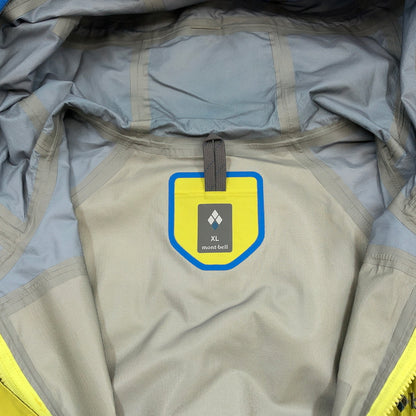 【中古品】【メンズ】 MONT-BELL モンベル THUNDER PASS JACKET 1128344 サンダーパスジャケット レインウェア マウンテンパーカー アウター 144-261015-hn-10-fur サイズ：XL カラー：イエロー/ブルー 万代Net店