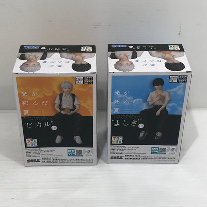 【中古美品】 セガ 光が死んだ夏 ちょこのせプレミアムフィギュア ヒカル よしき 2体セット プライズ品 未開封 箱イタミあり 052-261009-ti-13-tag 万代Net店
