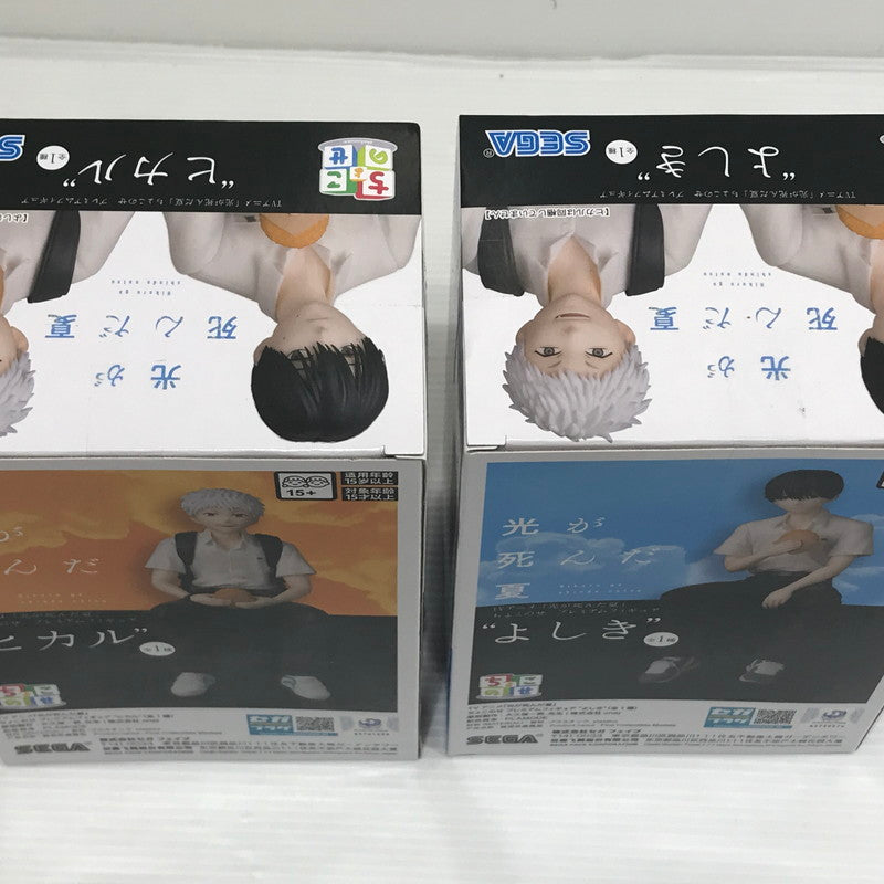 【中古美品】 セガ 光が死んだ夏 ちょこのせプレミアムフィギュア ヒカル よしき 2体セット プライズ品 未開封 箱イタミあり 052-261009-ti-13-tag 万代Net店
