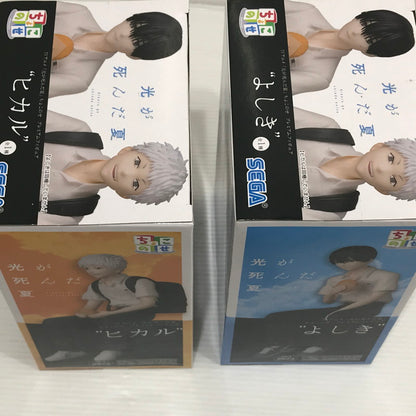 【中古美品】 セガ 光が死んだ夏 ちょこのせプレミアムフィギュア ヒカル よしき 2体セット プライズ品 未開封 箱イタミあり 052-261009-ti-13-tag 万代Net店