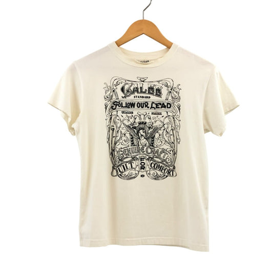 【現状渡し品】【メンズ】 CALEE キャリー 半袖Tシャツ トップス 142-251129-hn-02-fur サイズ：S カラー：ホワイト 万代Net店