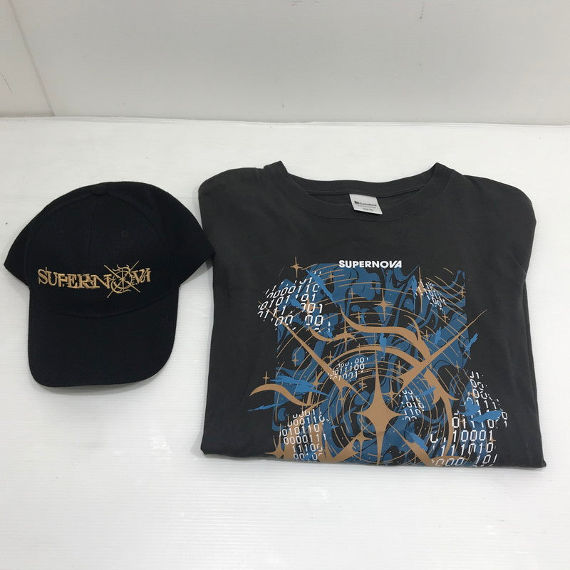 【中古品】 Hoshimachi Suisei 日本武道館 Live SuperNova ライブグッズ キャップ Tシャツ XLサイズ 2点セット ホロライブ 星街すいせい 本体のみ 053-261009-ti-14-tag 万代Net店