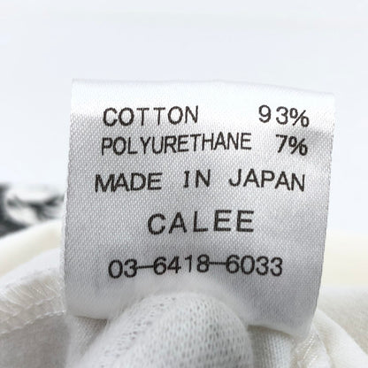 【現状渡し品】【メンズ】 CALEE キャリー 半袖Tシャツ トップス 142-251129-hn-02-fur サイズ：S カラー：ホワイト 万代Net店